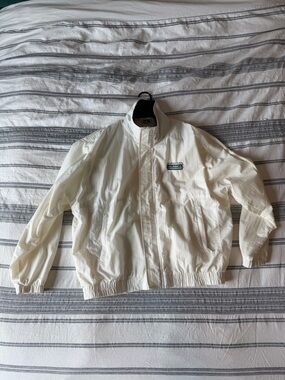 Vintage Cream Windbreaker Jacket